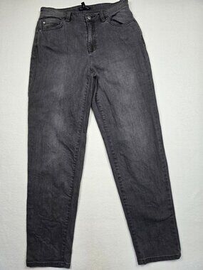 Eileen Fisher Womens Gray Organic Cotton Stretch Jeans Size 4P